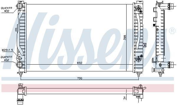 nissens-radiator-for-vw-passat-a4-a6, radiator-specifications-vw-passat-a4-a6 Nissens Radiator for VW Passat A4 A6 - Automatic | Built-in Oil Cooler | Car Owners & Mechanics Nissens Radiator for VW Passat A4 A6 - Automatic nissens-radiator, vw-passat, a4, a6, automatic-radiator, car-parts, car-maintenance, automotive, car-owners, ai-generated