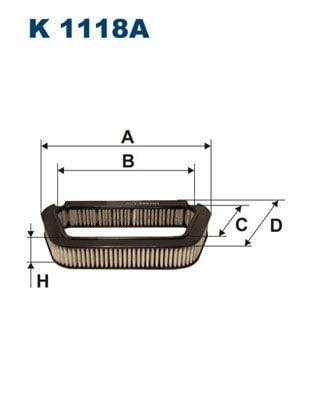 FILTRON K1118A Pollen Filter - Active Carbon Cabin Filter for Audi A8 3.0 TDI, 4.0 TDI & 4.2 TDI — Air & Cabin Filters