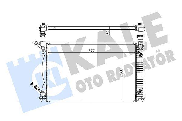 Kale Radiator for Audi A6 2004-2012 - 2.7TDI/3.0TDI — Radiators & Fans