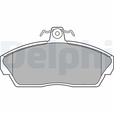 Delphi LP1450 Brake Pad Front Land Rover Freelander I 1.8i/2.0 1998-2007 — Brake Pads