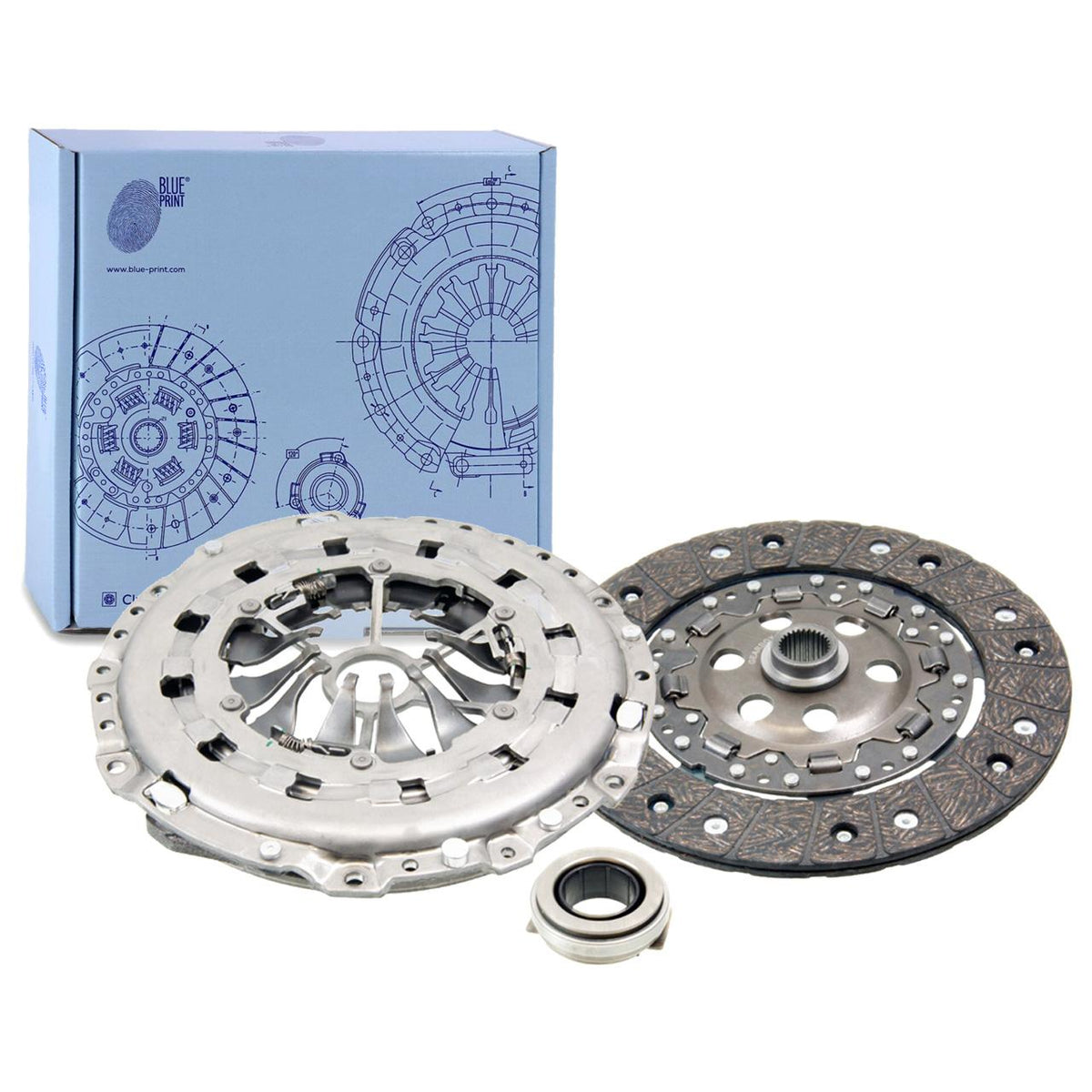 Blue Print ADBP300037 Clutch Kit Audi A3 / Seat Leon / VW Golf VI / Passat CC 1.8 TSI 07- + T5/T6 1.9-2.0 TDI