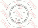 TRW DF7369 Rear Brake Disc - Compatible with 2007 Qashqai & 2010 Juke — Brake Rotors & Drums
