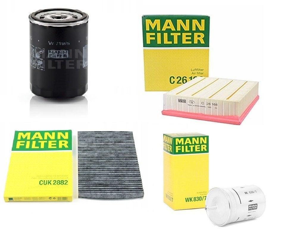 Mann Volkswagen Passat 1.6 Filter Maintenance Set - Includes Air, Oil and 2 more models — Air & Cabin Filters