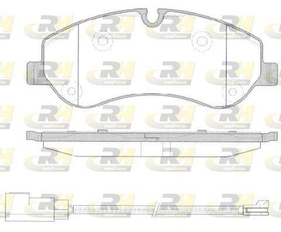 ROADHOUSE 21520.02 Brake Pad Transit Tourneo Custom 12 — Brake Pads