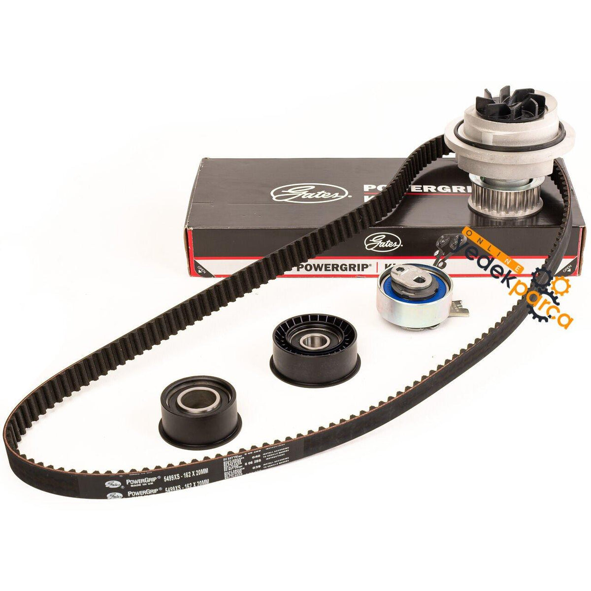 Gates Opel Vectra C 1.6 Timing Set - Includes Water Pump — Water Pump & Thermostat