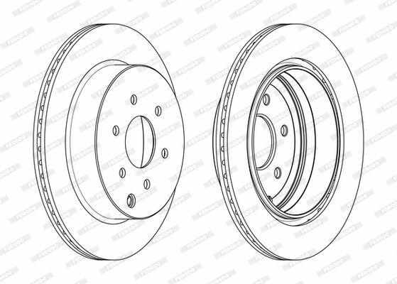 ferodo ddf1785c brake disk rear for nissan and mercedes, ventilated brake disk specifications and dimensions FERODO DDF1785C Brake Disk - Rear for Nissan Pathfinder, Navara & Mercedes X-Class | 307 mm FERODO DDF1785C Brake Disk - Rear for Nissan & Mercedes ferodo, brake-disk, nissan-pathfinder, nissan-navara, mercedes-x-class, car-parts, automotive, vehicle-performance, mechanics, ai-generated