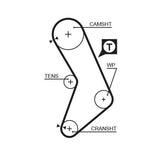 GATES K015545XS Timing Belt Kit - Compatible with Palio, Alb and 2 more models — Belts