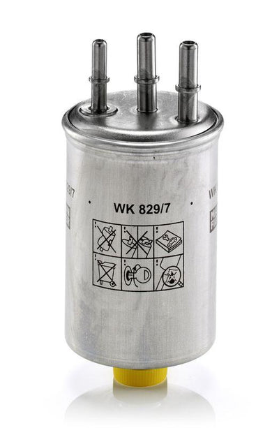 Mann WK829-7 Diesel Filter (without Switch) (Ford: Connect 90Ps 1.8Tdci 02 -) — Fuel Delivery