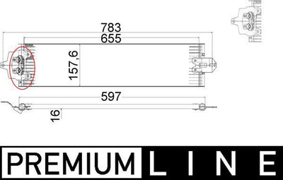 Mahle CLC49000P Transmission Oil Cooler VW Touareg/Q7/Cayenne 02-19 — Oil System