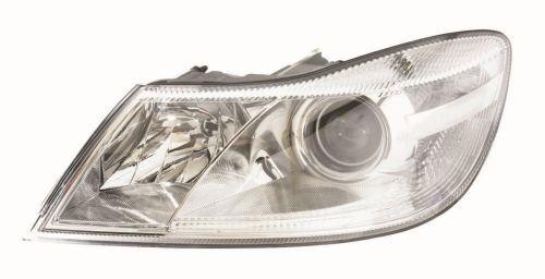Depo 665-1118LMLD-EM Front Headlight Left Skoda Octavia 4D/Combi 09-13 — Headlights