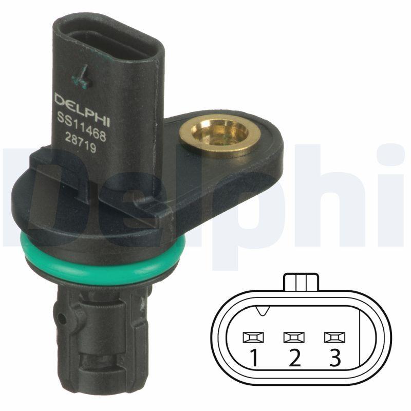 Delphi SS11468 Camshaft Speed Sensor Exhaust Astra J/Insignia A/Mokka/Chevrolet Aveo-Kalos-Cruze A16xer