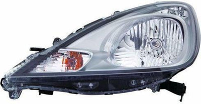 DEPO Left Headlight for Honda Jazz 2010 - Chrome Finish — Depo (Aydınlatma), Headlights