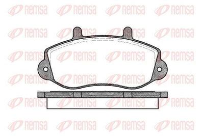 REMSA 0677.00 Brake Pad — Brake Pads