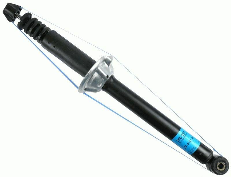 SACHS 290691 Gas Rear Shock Absorber - Teleskopik Design — Shocks & Struts