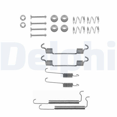 Delphi LY1133 Brake Spring Repair Kit - Essential Tool for 2001-2013 Astra J and Corsa C — Brake Cables & Hardware