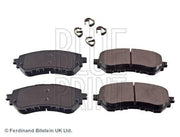 blueprint front brake pad set, front brake pads illustration, brake pad set specifications BLUEPRINT ADT342221 - Front Brake Pad Set for Vehicle Owners & Mechanics | 122 mm Length BLUEPRINT Front Brake Pad Set | ECE R90 Approved blueprint, brake-pads, front-brake-pads, automotive-parts, vehicle-maintenance, car-repair, ece-r90-approved, car-owners, vehicle-mechanics, ai-generated