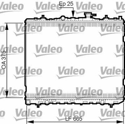 VALEO Radiator 04-Cerato 1.6-2.0 - High Quality Vehicle Cooling Solution — Radiators & Fans