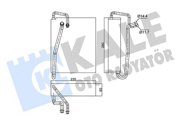 KALE Evaporator Astra.G - Automotive Evaporator — Condensers & Evaporators