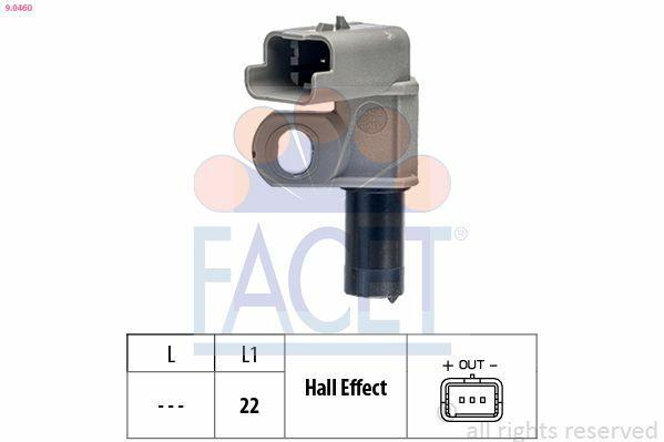 FACET Camshaft Sensor 9.0460 - Peugeot 207, 307 and 4 more models — Timing