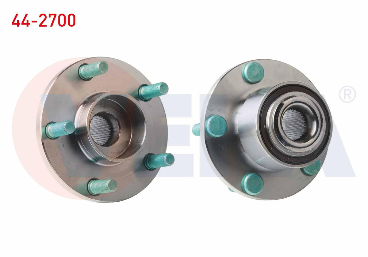 Veka 44-2700 Wheel Hub Left-Right Front with Bearing Ford Focus II (Da) 1.6i 5 Lug Integrated ABS with Sensor 2004-2011