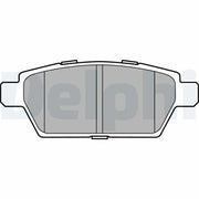 delphi lp2493 brake pads front view, delphi lp2493 technical specifications, delphi lp2493 packaging DELPHI LP2493 Brake Pads - Low-Metallic Composition for 2003-2008 Models | 110.9mm Width DELPHI LP2493 Brake Pads | Low-Metallic Materials brake-pads, delphi, low-metallic, car-maintenance, mechanic-supply, car-parts, braking-systems, auto-parts, fren-balata, ai-generated