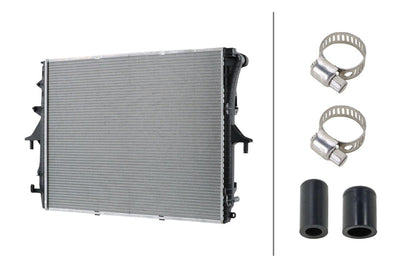 Hella 8MK366302-741 Motor Water Radiator Audi Q7 Porsche Cayenne Touareg 3, 0 TDI 3 and 6 more models — Radiators & Fans