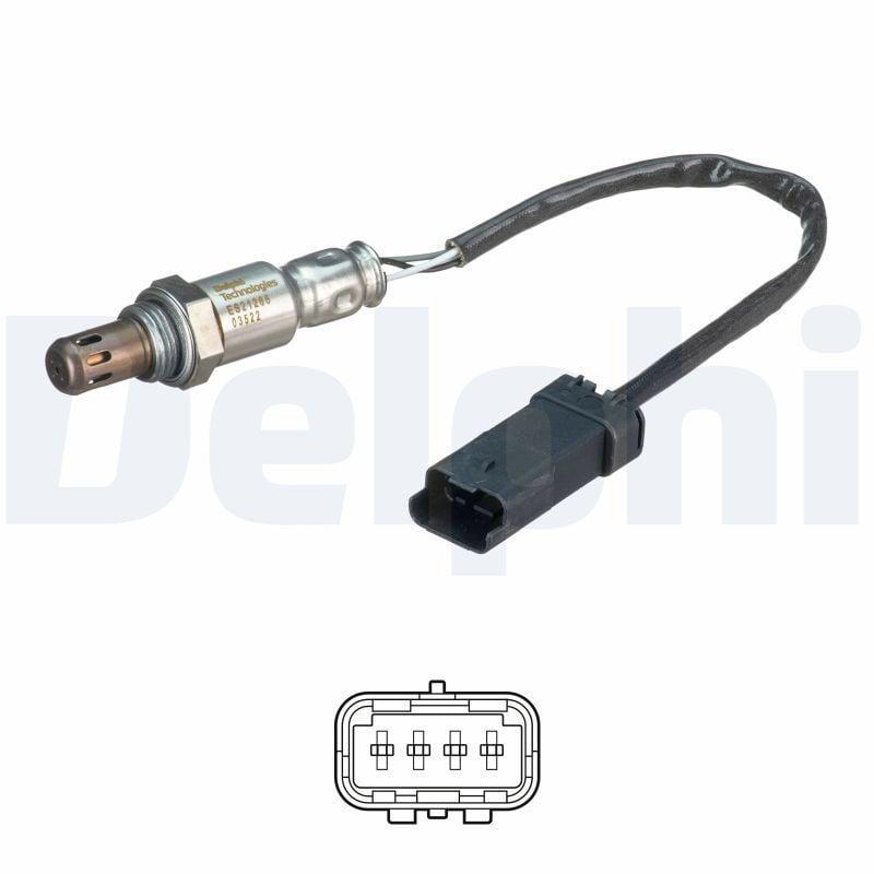 Delphi Lambda Sensor ES21266-12B1 for Crossland X Models — Oxygen & Air-Fuel