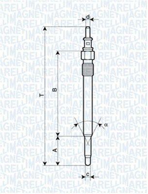 Magneti Marelli 060900340606 Glow Plug Mercedes W203 W211 W163 Vito W639 Sprinter Jeep Grand Set — Coils & Plugs