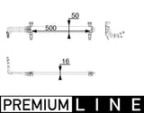 MAHLE BEHR CLC81000P Oil Cooler Radiator - Durable Design for Porsche Panamera — Oil System