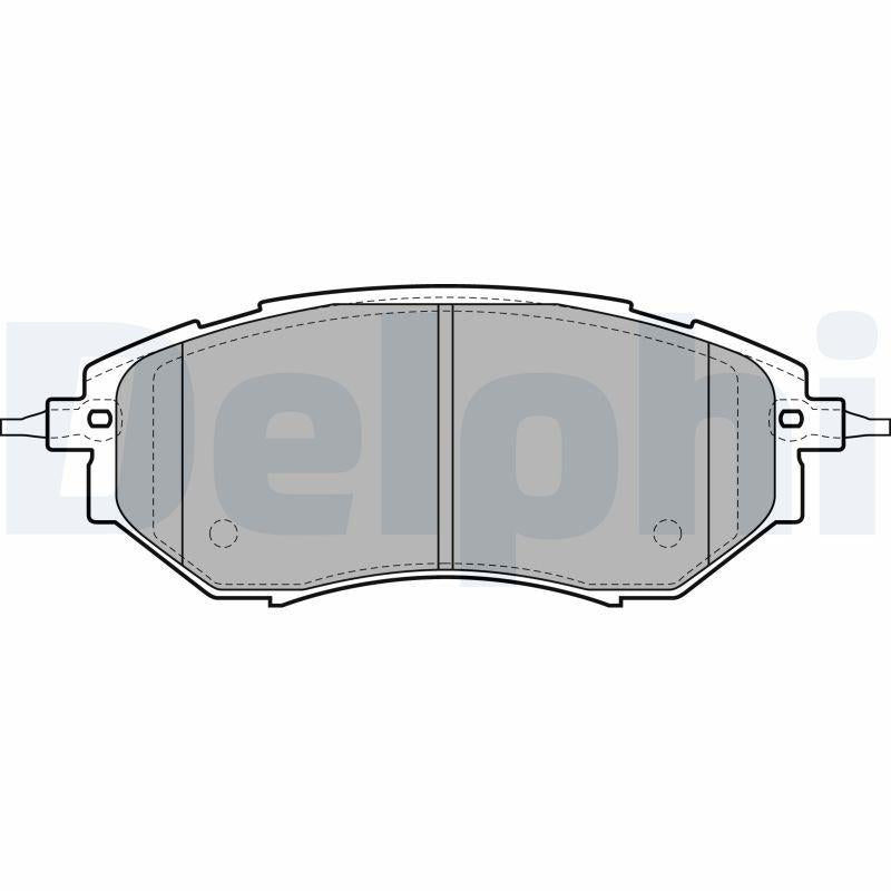 Delphi LP1941 Subaru Forester 2.0 12-/Legacy 03-09/Outback 14-/Levorg Brake Pad Front — Brake Pads