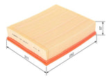 BOSCH Air Filter 1457429870 for 1996-2005 Volkswagen Passat — Air & Cabin Filters