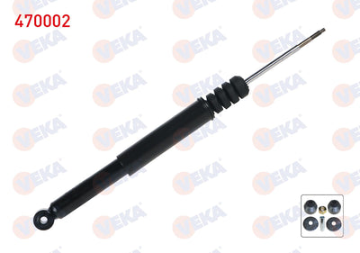 Veka 470002 Shock Absorber Rear Left-Right Gas Charged Dacia Logan (Ls) 1.5 dCi 2004-2012 — Shocks & Struts