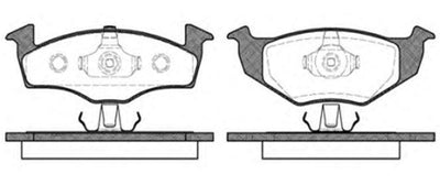 MGA 55208 Front Brake Pad-Kablosuz-(VW Polo 95-10 Fabia 00-10) — Brake Pads