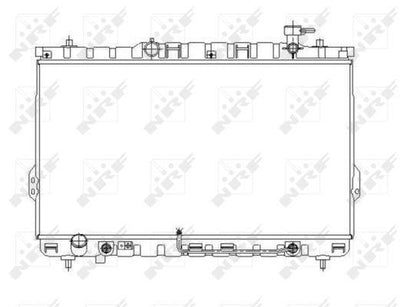 NRF Hyundai Santa Fe Radiator 2.7L 2001 Model — Radiators & Fans
