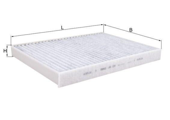 Mahle LAK1294 Cabin Air Filter Touareg A4 A5 A6 Q5 Q7 Cayenne with Carbon — Air & Cabin Filters