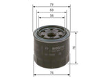 BOSCH Oil Filter F026407124 - High-Performance Filter for Hyundai and Kia Models — Oil Filters