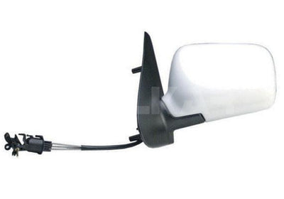 Alkar 6164107 Outer Rear View Mirror Left Mechanical Aspheric Primed Volkswagen Polo 1994-1999 — Mirrors