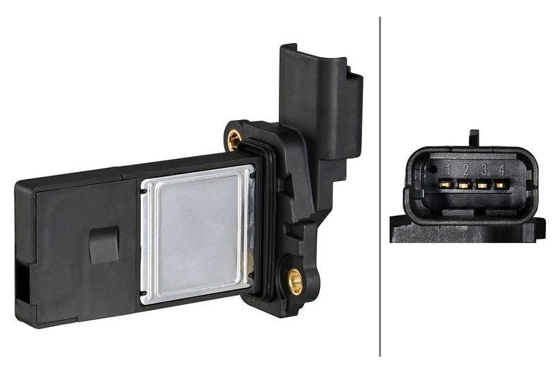 hella debimetre 14pt air volume meter, detailed view of HElla debimetre, installation example of HElla debimetre HELLA Debimetre 14 Pt | High-Performance Air Volume Meter for Automotive Technicians HELLA Debimetre 14 Pt | High-Performance Air Volume Meter hella, debimetre, air-volume-meter, automotive-tool, mechanics-tool, precision-measurement, automotive-technician, engine-performance, car-maintenance, ai-generated