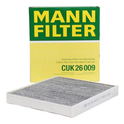 mann active carbon cabin filter for audi q2, audi q2 cabin filter installation guide MANN Active Carbon Cabin Filter for Audi Q2 - Compatible with 2016 Models | CUK26009 MANN Active Carbon Cabin Filter for Audi Q2 | 2016-Model audi-q2, cabin-filter, carbon-filter, mann, car-maintenance, automotive-accessories, car-owners, audi-enthusiasts, filters, ai-generated