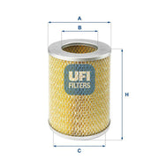 UFI 27.140.00 Air Filter for Toyota Hilux and Isuzu WFR, Technical specifications of UFI Air Filter UFI Air Filter (Model 27.140.00) - Compatible with Toyota Hilux 90/97 & Isuzu WFR | High Quality Replacement UFI Air Filter - Toyota Hilux & Isuzu WFR ufi, air-filter, toyota-hilux, isuzu-wfr, car-maintenance, auto-parts, mechanics, engine-performance, replacement-filter, ai-generated