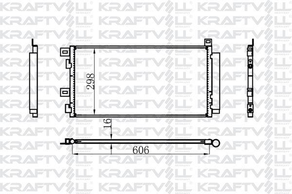 KRAFTVOLL Mini AC Radiator - Fits Mini R50 R53 2002-2006 & R52 2004-2007 — Radiators & Fans