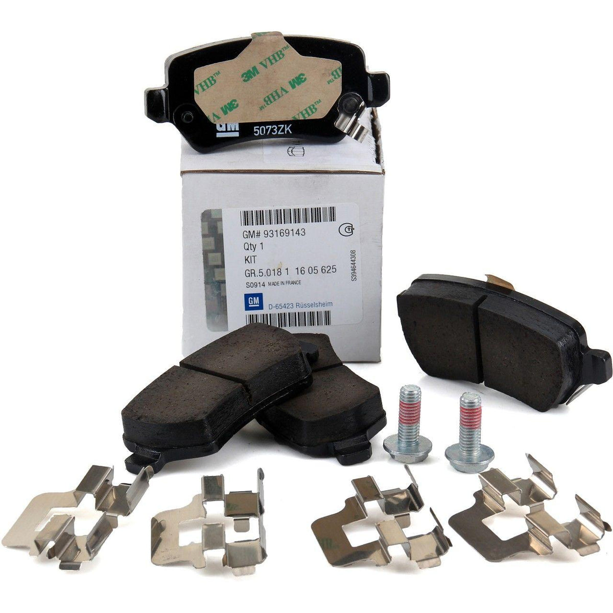 General Motors Opel Combo C Rear Brake Pad Set — Brake Pads
