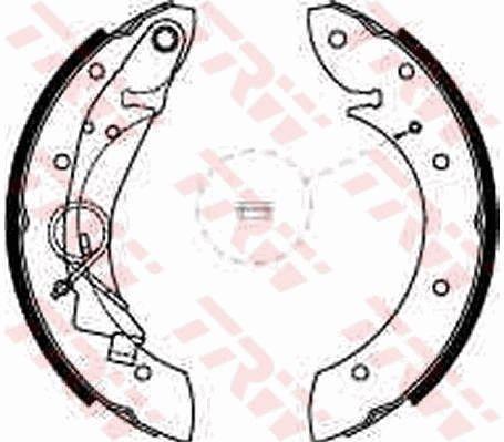 TRW GS8635 Brake Shoe Partner MPV 1.1-2.0 HDi 96-15 — Brake Cables & Hardware