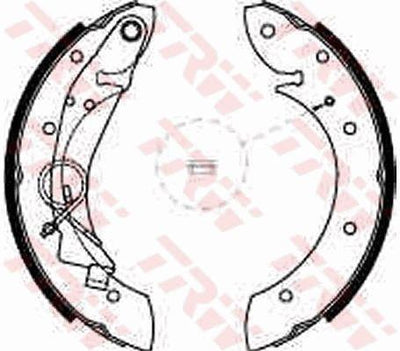 TRW GS8635 Brake Shoe Partner MPV 1.1-2.0 HDi 96-15 — Brake Cables & Hardware
