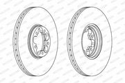 ferodo dd1112 front brake disc, ventilated brake disc for transit v184 FERODO DDF1112 Front Brake Disc - Ventilated, 294mm x 43mm | For Car Owners & Mechanics FERODO DDF1112 Front Brake Disc for Transit V184 00-06 ferodo, front-brake-disc, ventilated-brake-disc, transit-v184, car-owners, mechanics, braking-system, car-parts, automotive, ai-generated