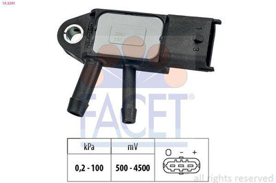 Facet 103291 Air Pressure Sensor Renault Captur Clio III Fluence Megane II 15 Dc — Vehicle Sensors & Switches