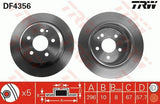 TRW DF4356 Rear Brake Rotor for Viano (W639) 03-07 — Brake Rotors & Drums
