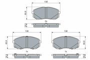 bosch 0986460077 front brake pads, brake pads for tucson sportage BOSCH 0986460077 Front Brake Pads - Low-Metallic Material for Tucson & Sportage | 138 mm x 60.8 mm BOSCH 0986460077 Front Brake Pads for Tucson Sportage bosch, brake-pads, front-brake-pads, tucson, sportage, low-metallic, car-parts, mechanics, car-owners, ai-generated