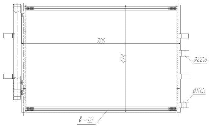 MGA 82283 A/C Condenser Ford Transit V362/V363 2.2 TDCi 2014- — Condensers & Evaporators