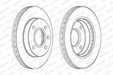 FERODO Front Disc Brake DDF766 - Brake Disc for Ford Escort, Orion and 2 more models — Brake Rotors & Drums